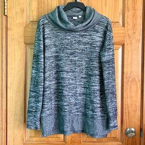 Women’s size small GAP gray cowl neck soft and comfy sweater/sweatshirt